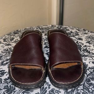 Born brown sandals, size 7.